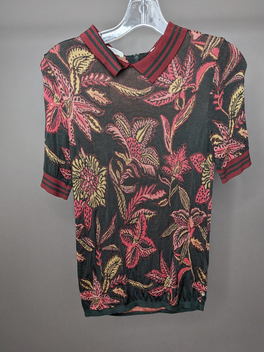 Scotch & Soda Floral Polo Top